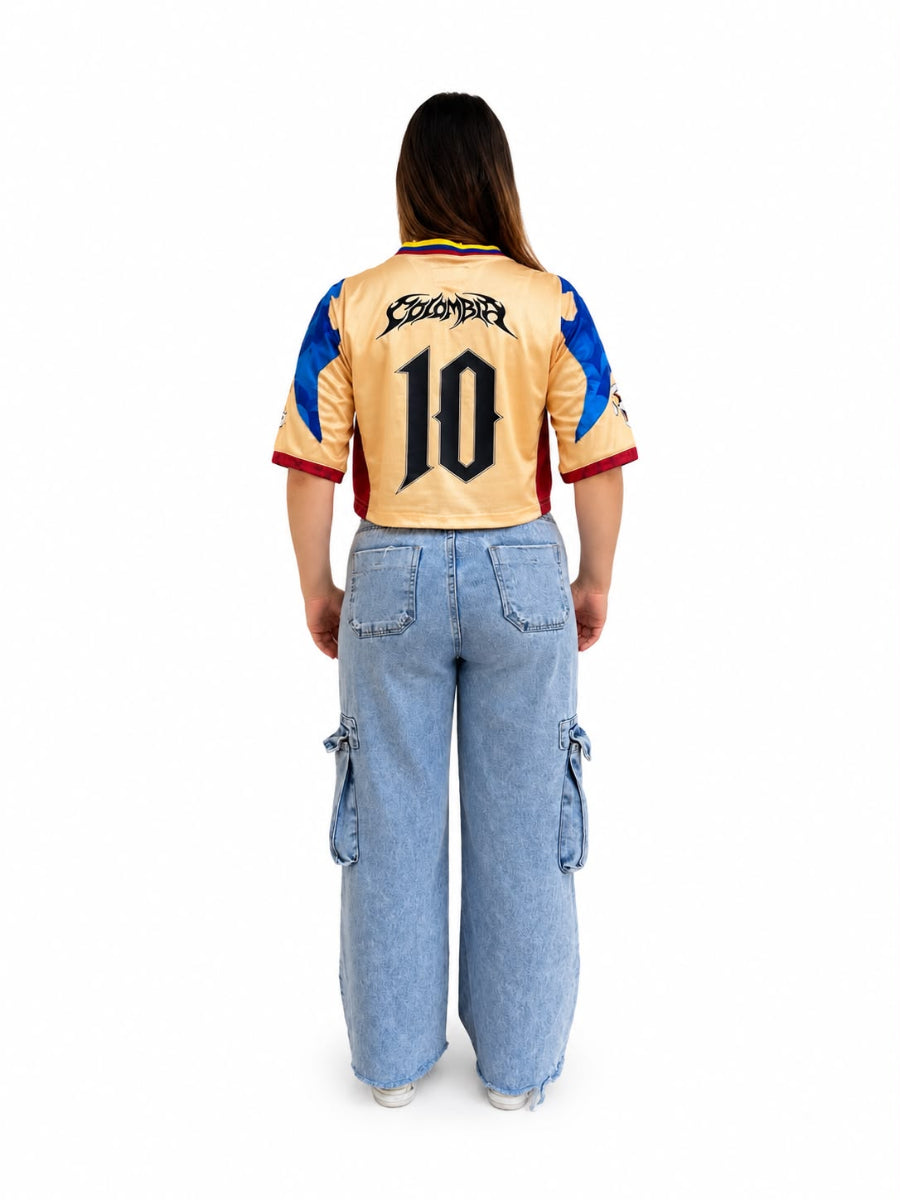 Camiseta Crop Colombia